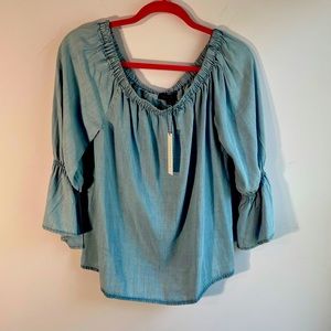 Sanctuary | Size M | light denim top | NWT